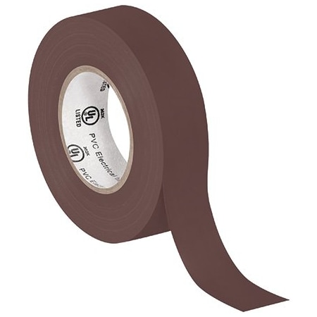 Bsc Preferred 3/4'' x 20 yds. Brown Electrical Tape, 10PK T96461810PKN